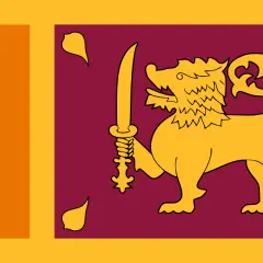 Flaga Sri Lanki z lwem i mieczem. Planujesz podróż i potrzebujesz wizy Sri Lanki?