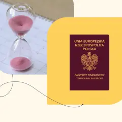 Klepsydra i polski paszport tymczasowy. Sprawdź, ile trwa wyrobienie paszportu w trybie przyspieszonym.