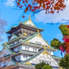 Japoński zamek w jesiennych barwach. Zastanawiasz się, czy do Japonii potrzebna jest wiza?