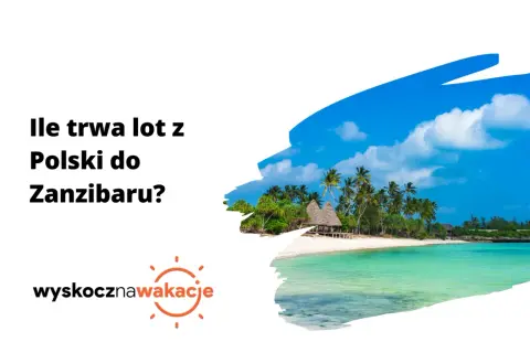 Ile się leci na Zanzibar? Tropikalna plaża z palmami i turkusową wodą zaprasza na wymarzone wakacje.