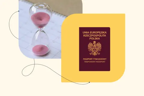 Klepsydra i polski paszport tymczasowy. Sprawdź, ile trwa wyrobienie paszportu w trybie przyspieszonym.