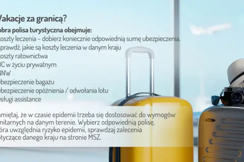 Dobra polisa turystyczna to klucz do spokojnych wakacji za granicą. Ubezpieczenie turystyczne w Polsce obejmuje leczenie, ratownictwo i wiele więcej.