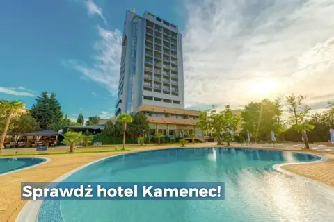 Idealne bułgaria wczasy all inclusive! Hotel Kameniec z basenem i palmami zaprasza na relaks.