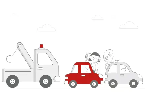 Holowanie samochodu po awarii. Ubezpieczenie assistance zapewnia pomoc w każdej sytuacji na drodze.