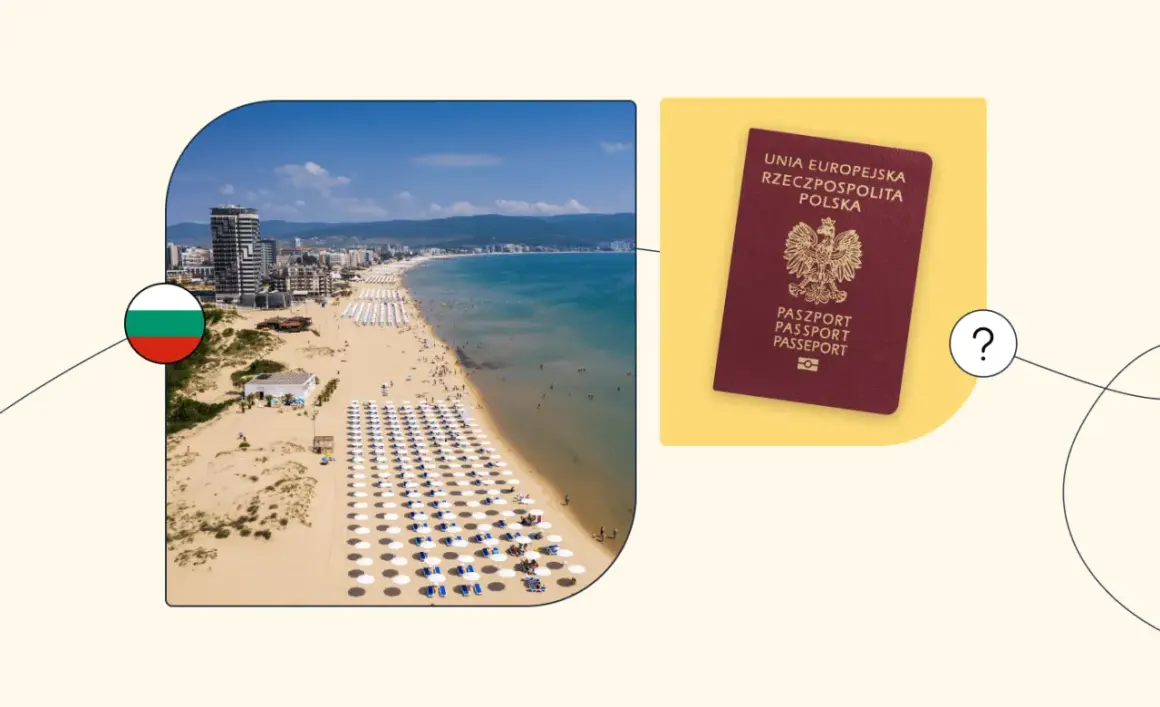 Słoneczna plaża w Bułgarii i polski paszport. Czy do Bułgarii potrzebny jest paszport?