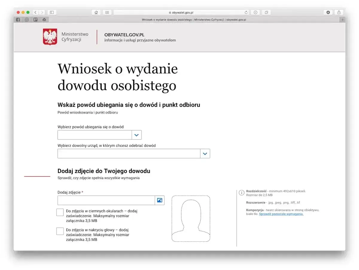 Wniosek o wydanie dowodu osobistego. Sprawdź, ile trwa wyrobienie dowodu osobistego w trybie przyspieszonym, wybierając powód i urząd odbioru.