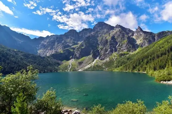 Polskie góry jeziora morze krajobrazy