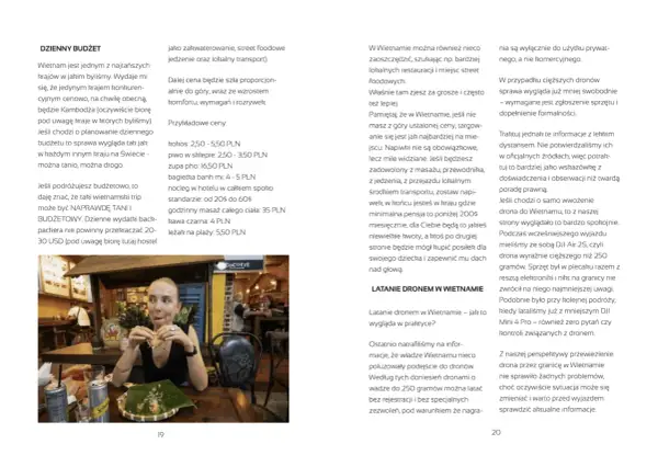 Wietnam: tanie jedzenie i zakwaterowanie. Planując podróż, warto sprawdzić aktualne przepisy dotyczące wwozu dronów, zwłaszcza jeśli planujesz nagrywać.